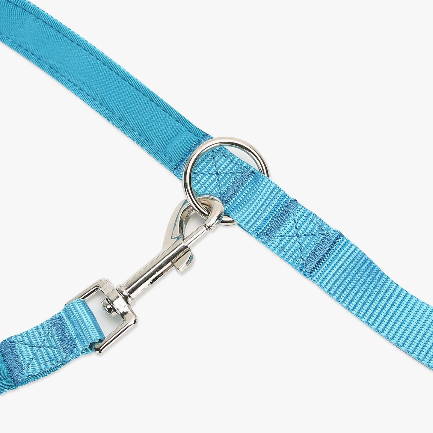 Crossbody Dog Leash Versatile Crossbody Waist Leash with 3 Rings Puppy Walking Leash Reflective Nylon Multifunctional Pet Rope