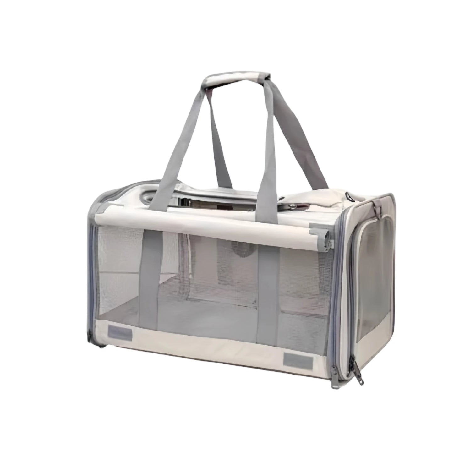 Large Capacity Cat Carrier For 2 Cats Portable Double Pet Travel Bag With Breathable Mesh Handheld Tote For Outdoor