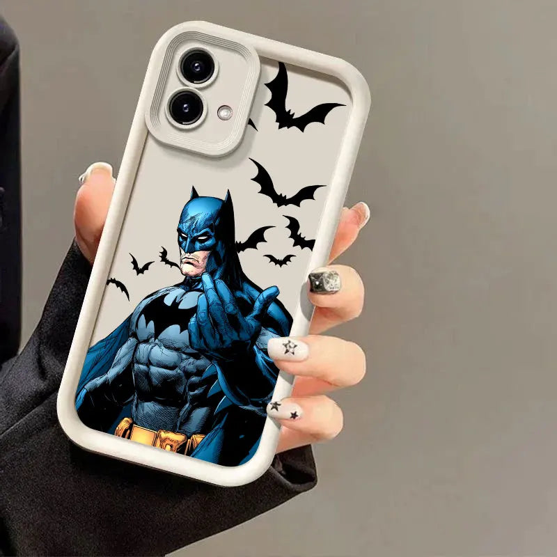 B-Bats-Mans Marvel Phone Case for Motorola Moto Edge 70 60 Fusion 50 Pro 40 Neo G06 G56 G86 G85 G84 G75 G56 G53 G52 30 G14 Cover