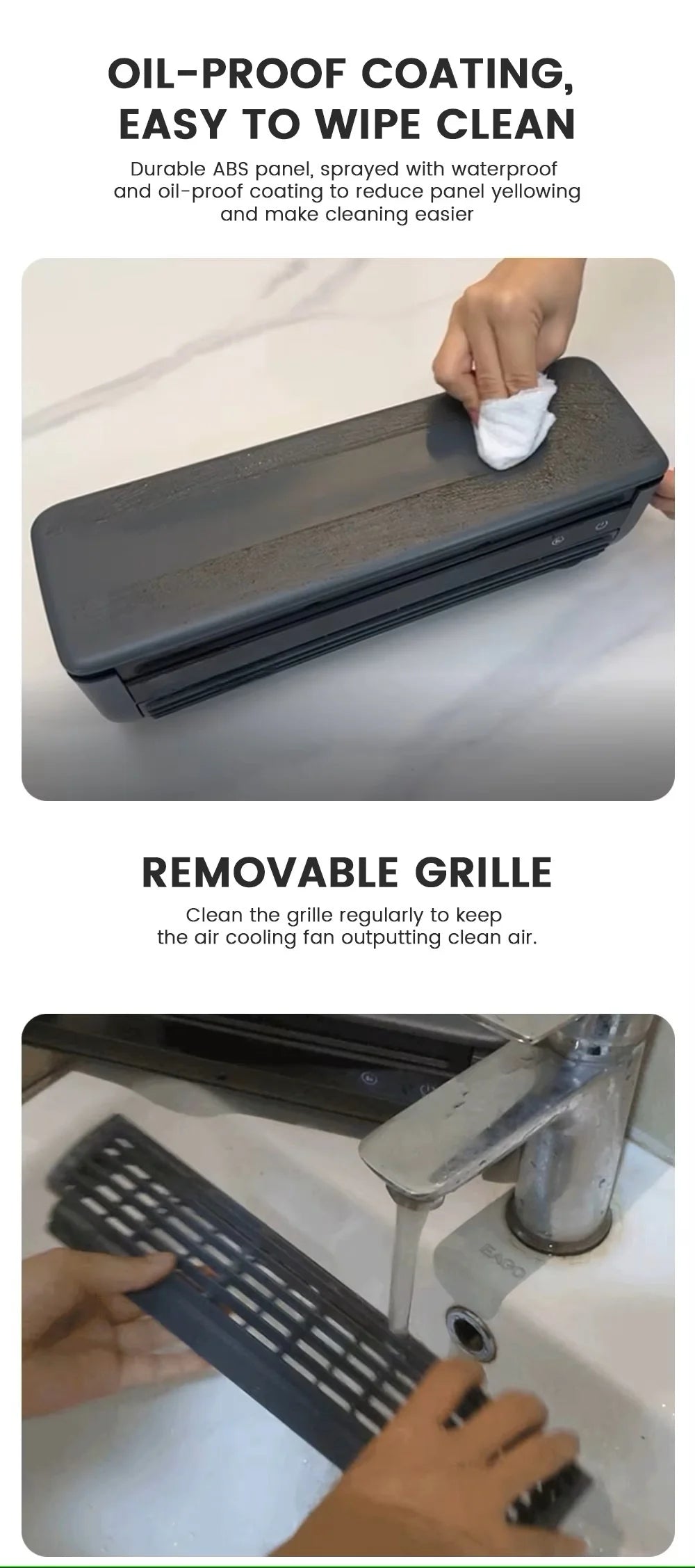 New Model Cooling Wall Fan Large Wind Force Charging Fan Home Use Table Standing Remote Control Kitchen Air Conditioner