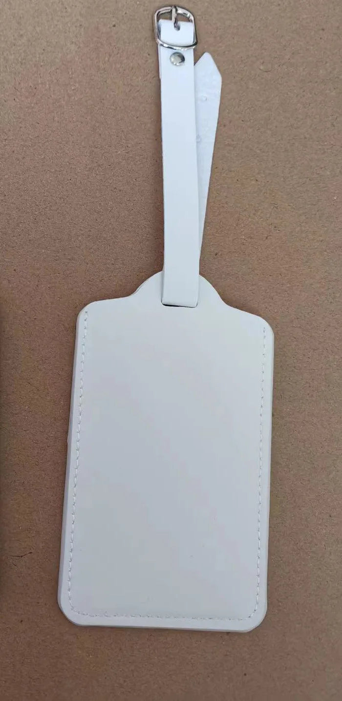 PU Leather Luggage Tag Women Men Travel Accessories Suitcase ID Address Name Holder Baggage Boarding Tag Portable Label