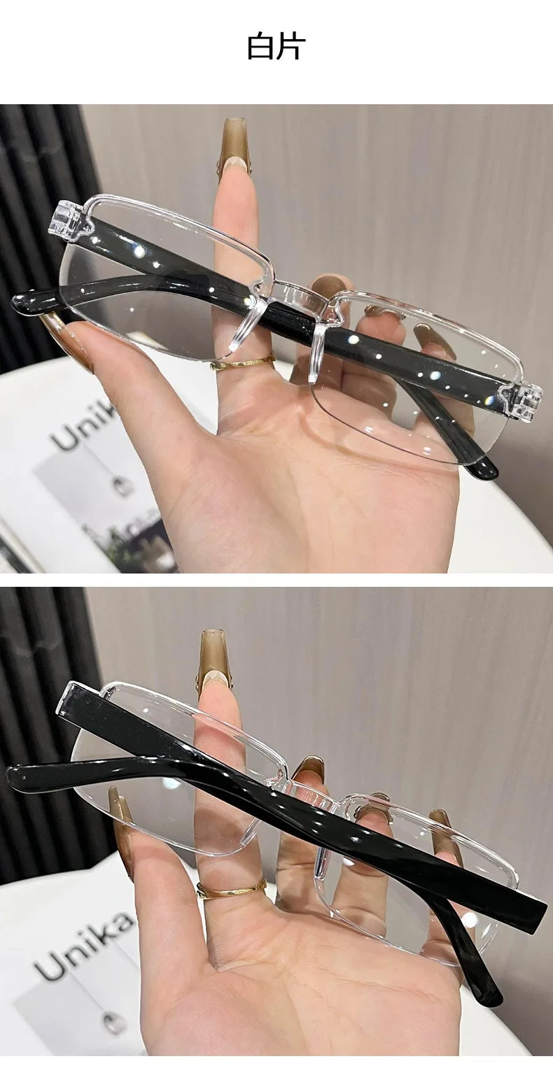Smart Zoom Reading Glasses Anti Blue Light Presbyopia Glasses For Men Women Adjustable Focus Light Lightweight Reading Glasses