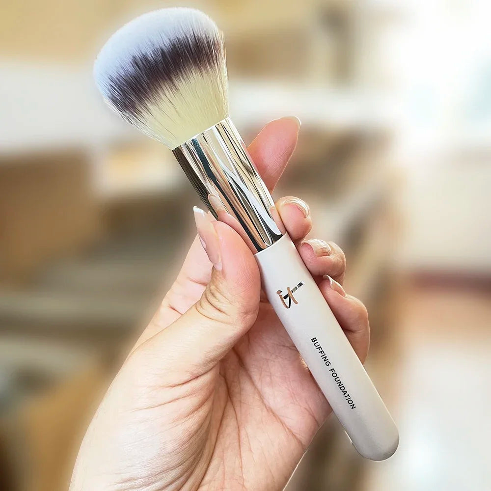 HEAVENLY LUXE BUFFING FOUNDATION BRUSH Round Ultra-plush Synthetic Bristle Powder Cosmetic Makeup Brush