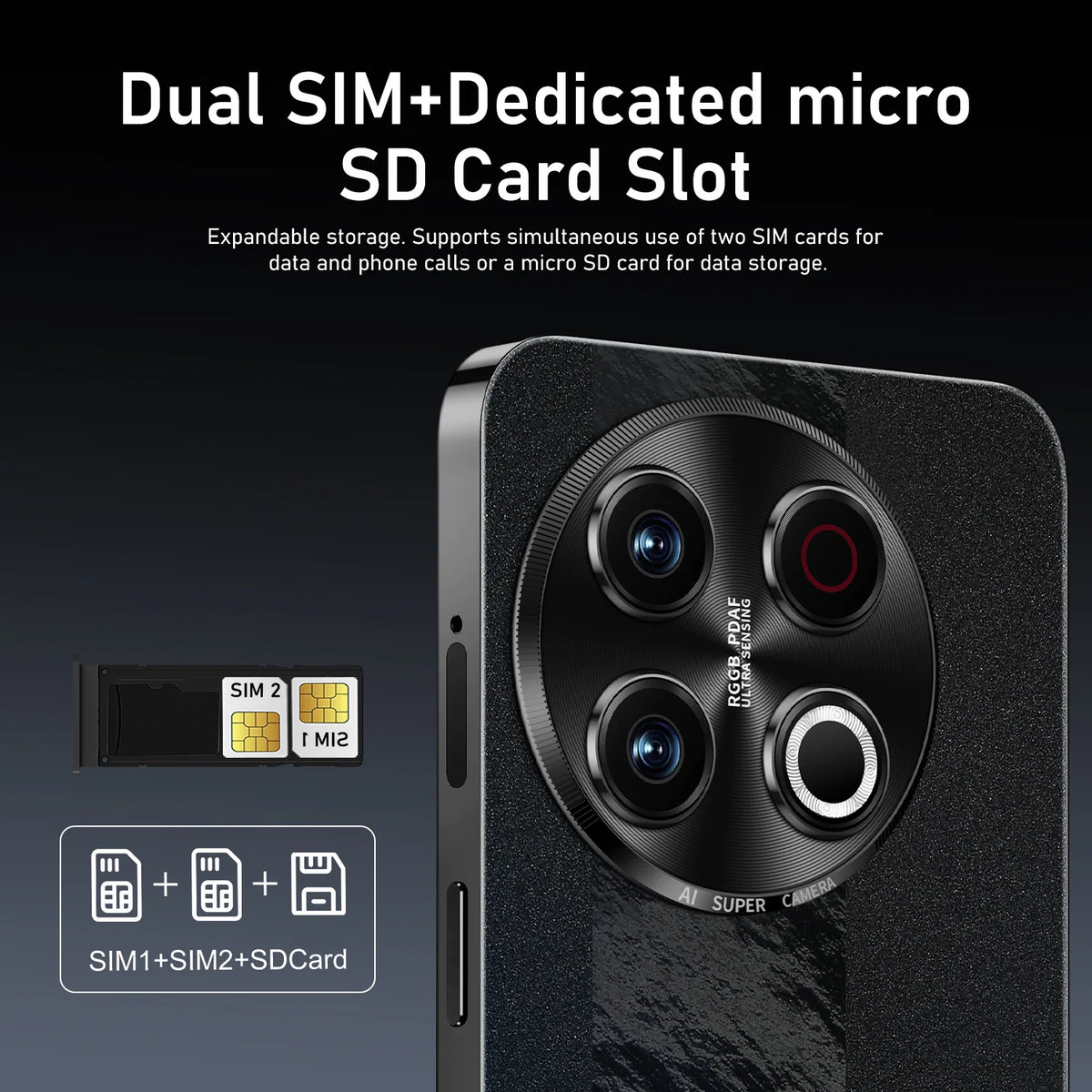 2026 New Hot Sale Spark 30 Pro Original Global Version HQ Intelligent Snapdragon 8 Gen3 7800mAh Battery Dual Card Dual Standby