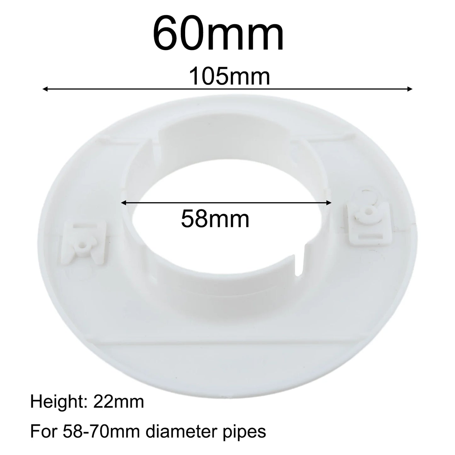 40/50/60/70/80mm Air Conditioning Pipes Hole Cover Rosette Cable Entry Cable Passage Hole Cover Home Hardware