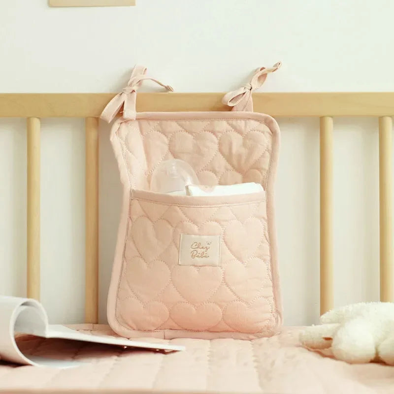 Baby Crib Organizer Hanging Storage Bag Stroller Bag Diaper Diaper Baby Bottle Baby Toy Storage Bag Portable Bottle Diaper Toy