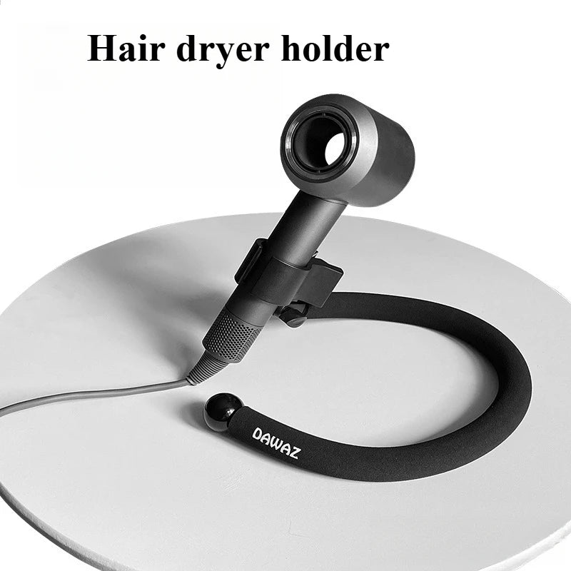 Pet Portable Neck Hair Dryer Holder Cat Grooming Supplies Adjustable Wind Direction Angle Pet Cleaning Products Accessories