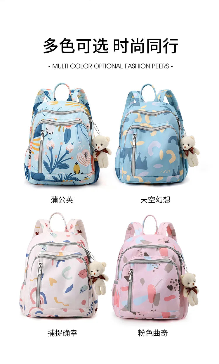 Fashion Mummy Travel Stroller Bag Large Capacity Mother Bag Carrying Pregnant Baby Nappy Backpack Activity Baby Diaper Backpack