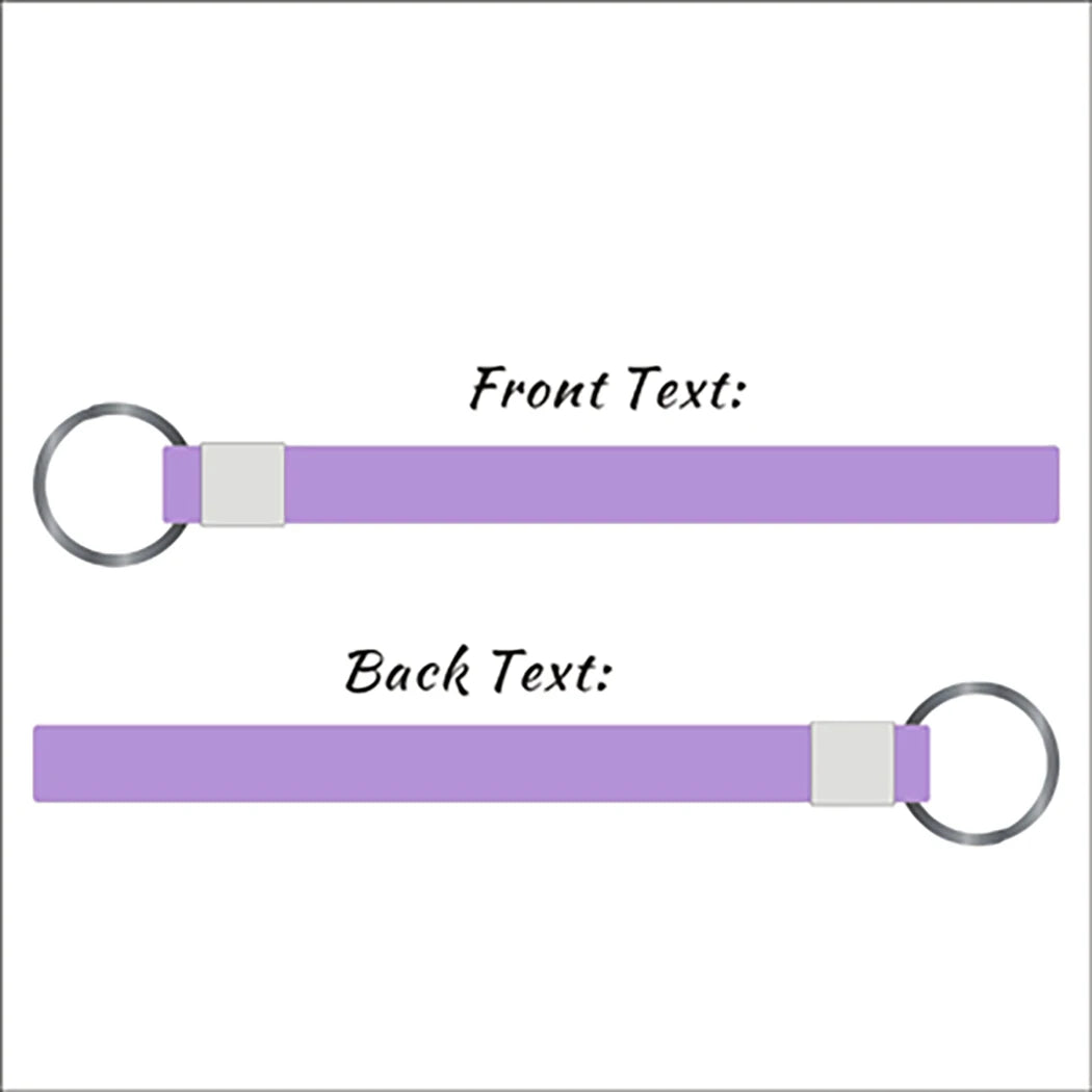 Custom Keychains Personalized Key Rings Llaveros Personalizados Customized for Events, Gifts, Backpacks, Awareness, Business