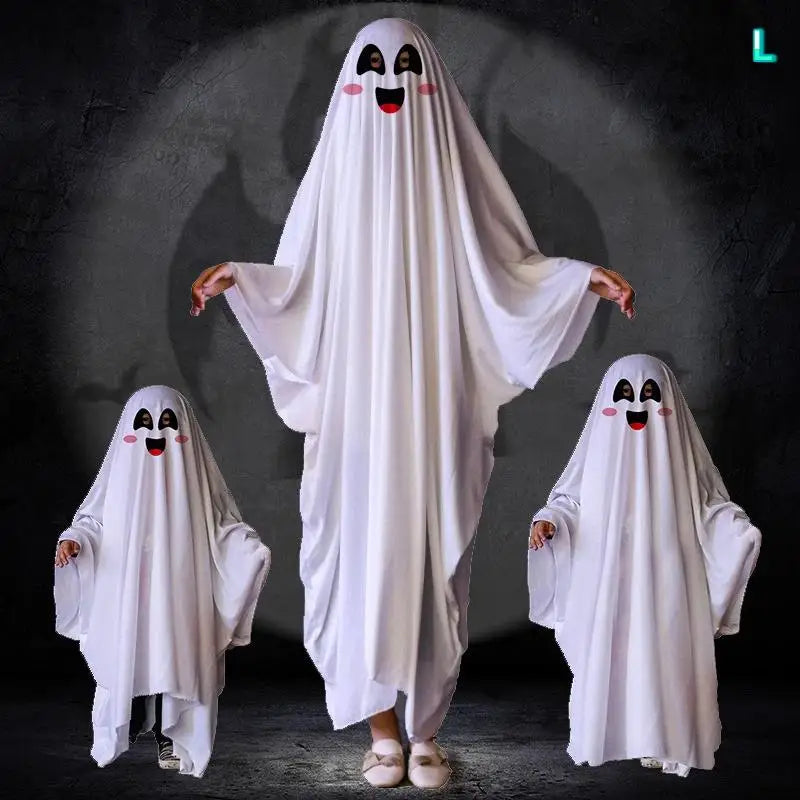 Halloween Costume Soft Breathable Fabric Easy Wear Cute Prints For Adults Kids Halloween Parties