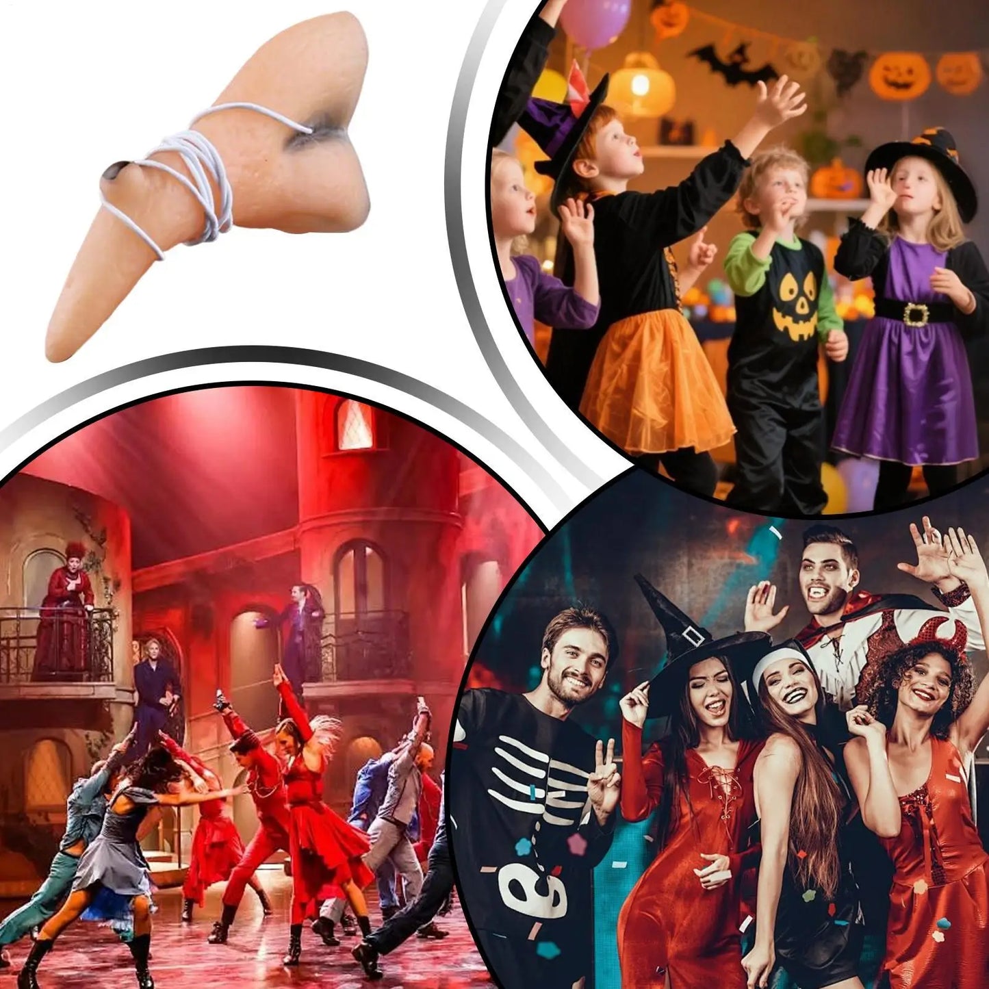 Halloween Witch Nose Costume Photo Prop Witch Fake Nose Cosplay Halloween Theme Party Funny Dressing Realistic Long Nose