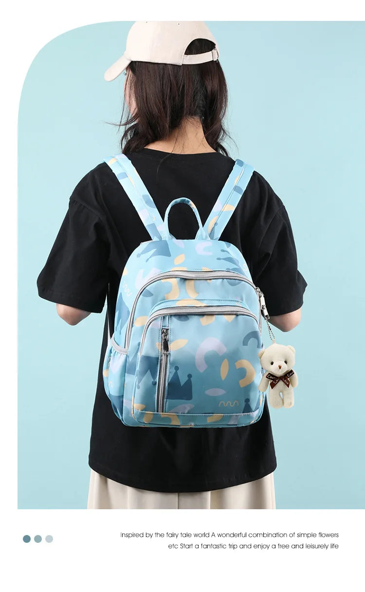 Fashion Mummy Travel Stroller Bag Large Capacity Mother Bag Carrying Pregnant Baby Nappy Backpack Activity Baby Diaper Backpack
