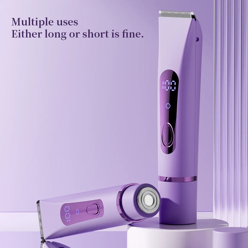 Woman Double Head Electric Shaver Dual Purpose Female Razor Body Epilator Leg Underarm Bikini Electric Hair Remover Trimmer