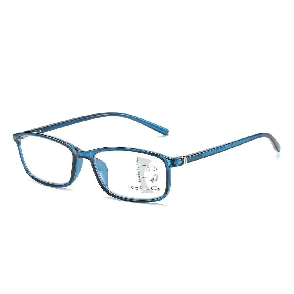Retro Progressive Multi-Focus Reading Glasses For Men Women Anti-blue Light Near Far Presbyopia Eyeglasses