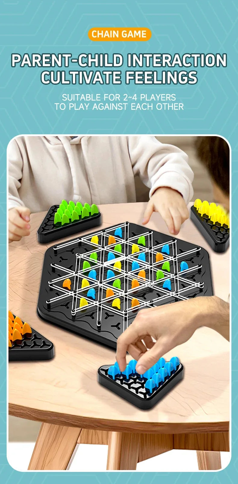 Triangle Chess Splendor Duel Board Game Strategy Game for Kids and Adults Fun Family Game Logic Chess Track Tables Game Toys