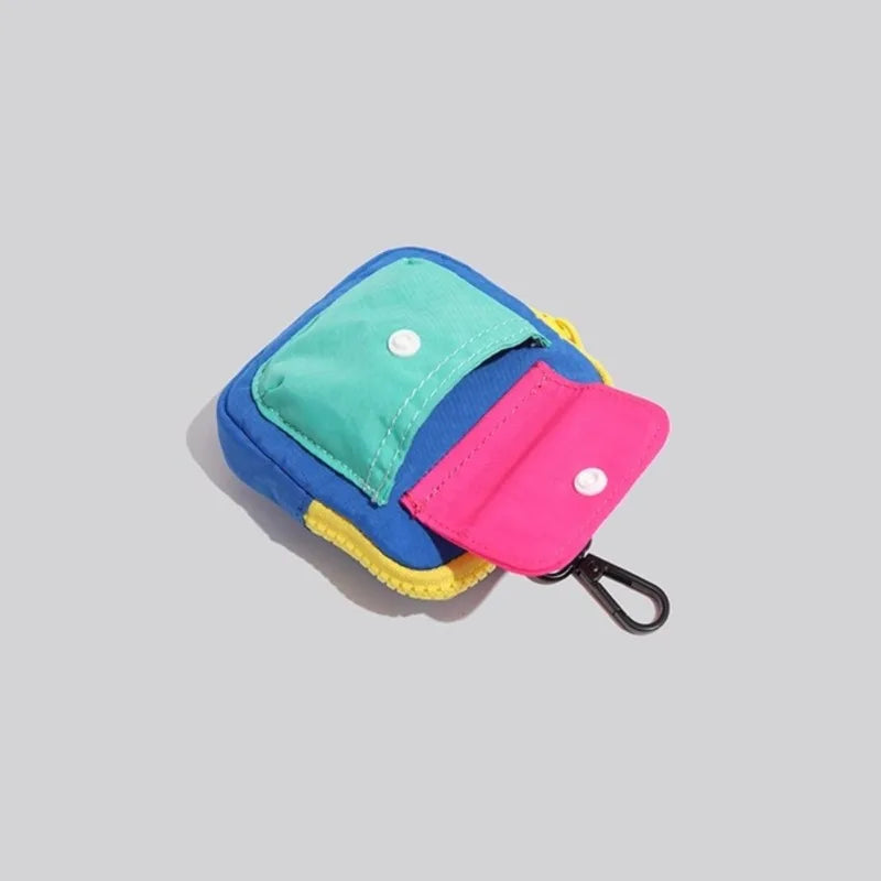 New Niche Coin Wallet, Portable and Compact Color Card Case, Mini Zipper Case