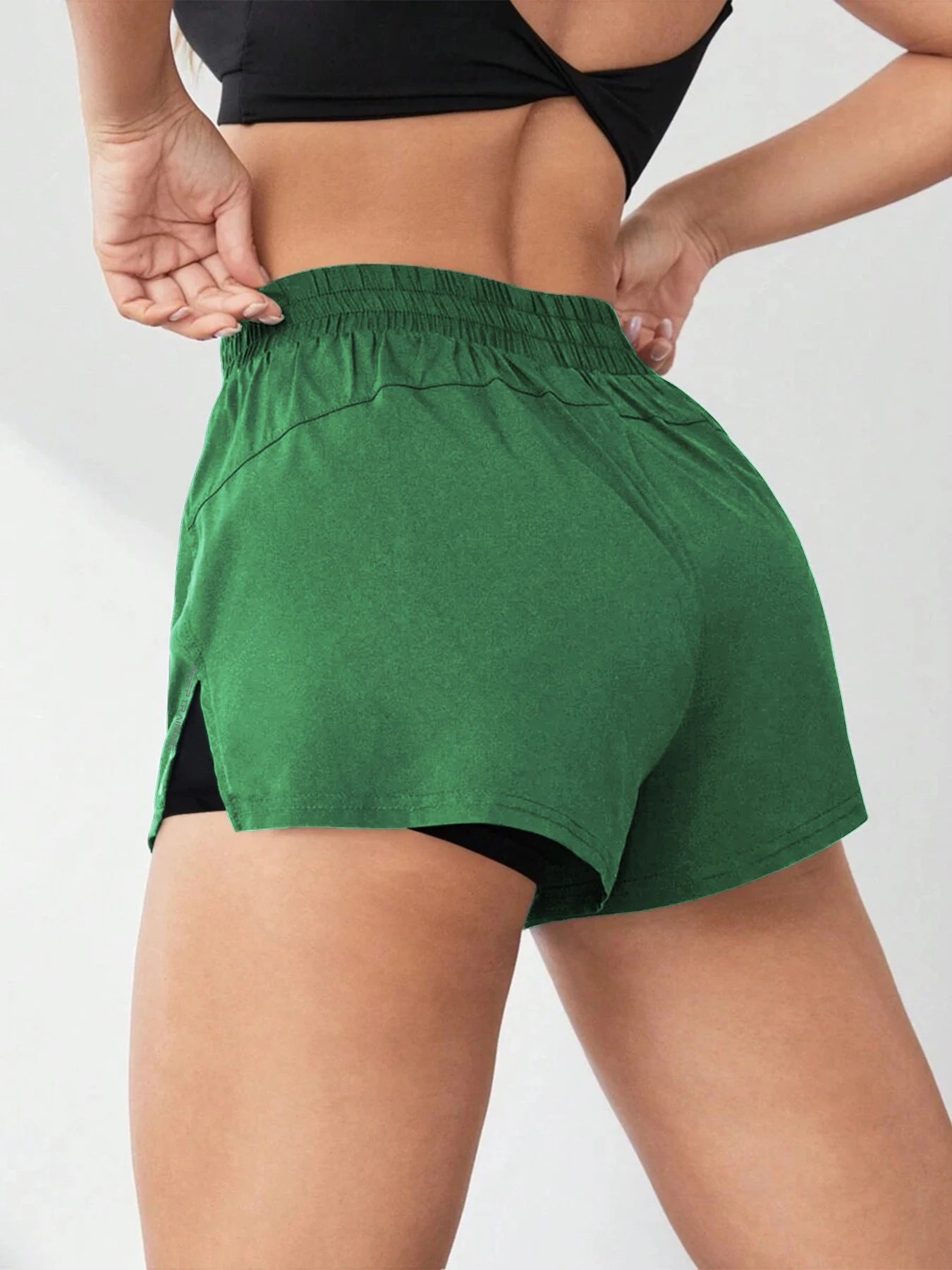 Elegant women's sportswear, sport pants, yoga, fitness, quick-drying aerobic exercises, tennis, badminton, sexy shorts