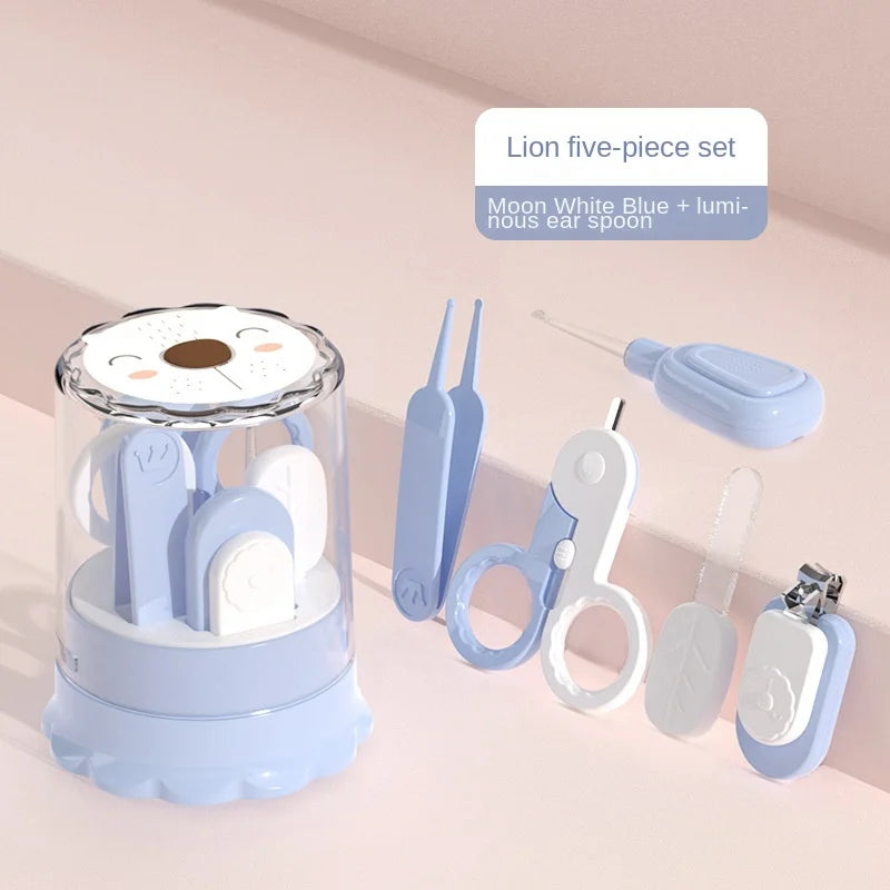 Baby Nail Clippers Newborn Baby Nail Clippers Set Children's Nail Care Supplies Anti-pinch Nail Clippers
