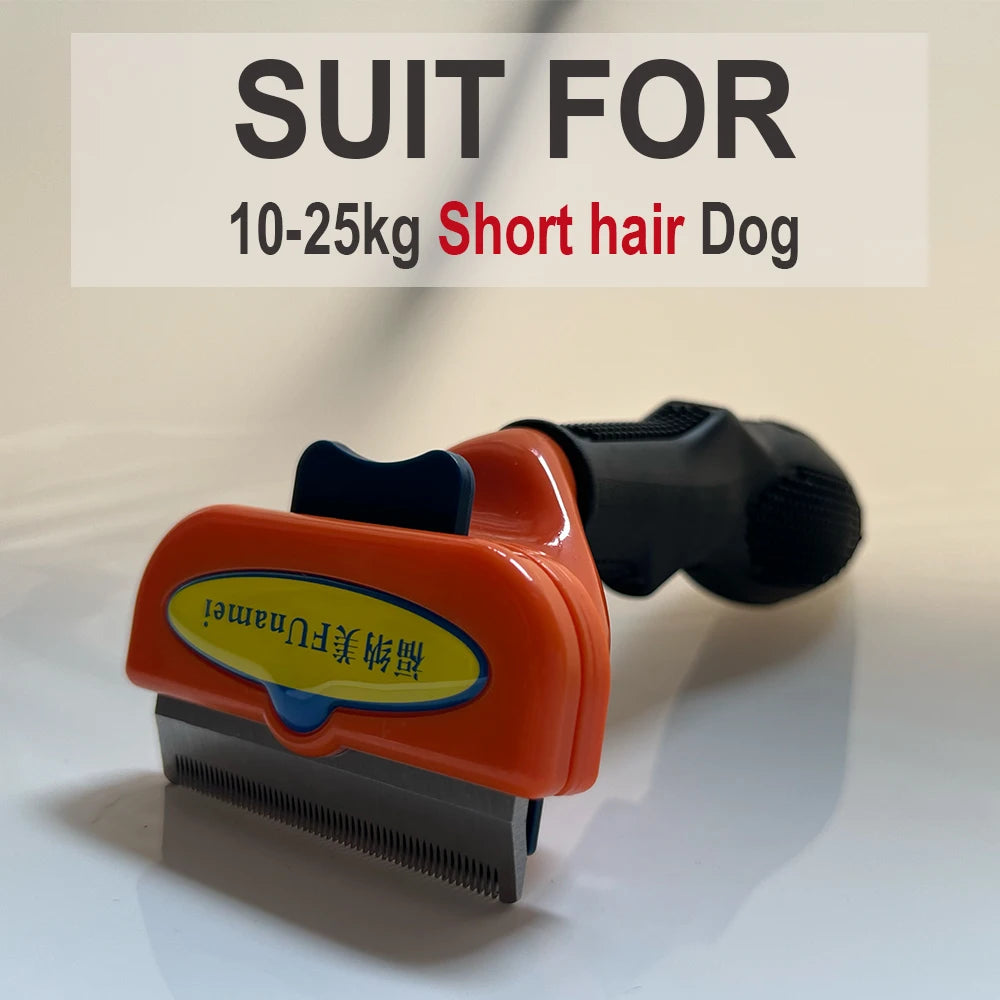 Funamei Dog Comb Dog Hair Removal Brush Cat Grooming Comb Hair Massage Combs 90% Shedding Pet Hair Remover for Dogs Cats Brush