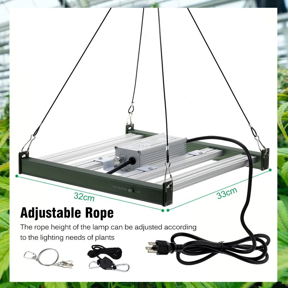 Full Spectrum LED Grow Light 120W LM281B Dimmable Plant Lights For Indoor Plants Flower Seedling Greenhouses Tent