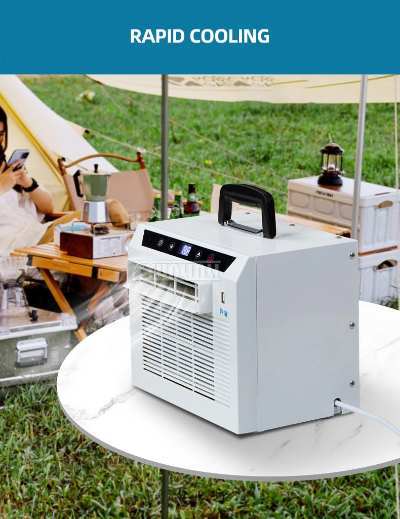 Remote Control Split Mobile Air Conditioner Car Portable Small Air Conditioning Machine Tent Klima Gerät 3000BTU