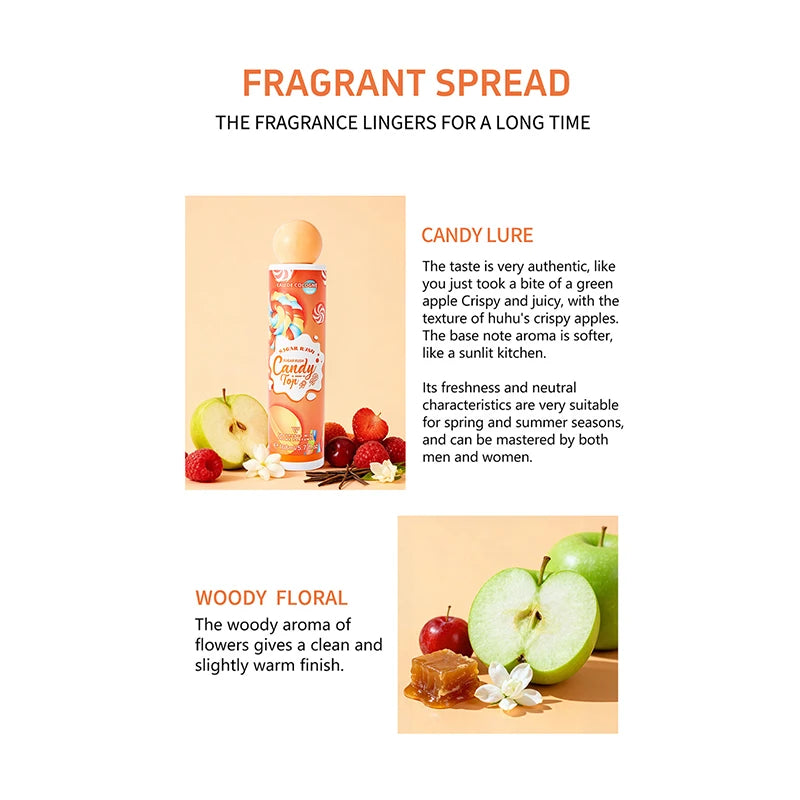 Rich Gourmand Perfume Unisex Fresh Berry Sweet Cookie Chocolate Cream Eau De Toilette Lasting Alluring Scent Body Spray 168ml