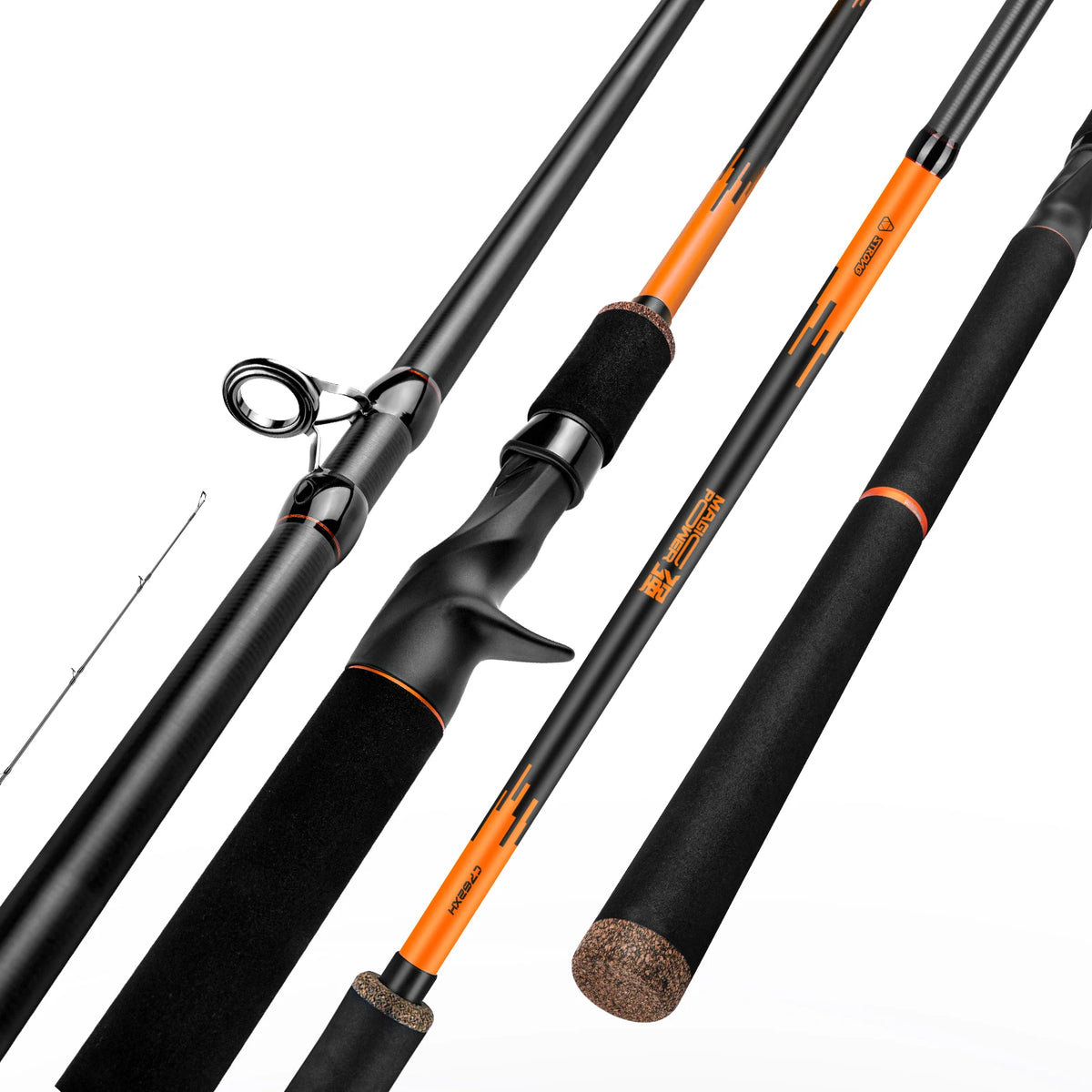 HANDING Magic Power Fishing Rod H/XH/XXH–Printed Lure Weight Lower Than Actual, Please Check Detailed Specs(No Buy If Concerned)