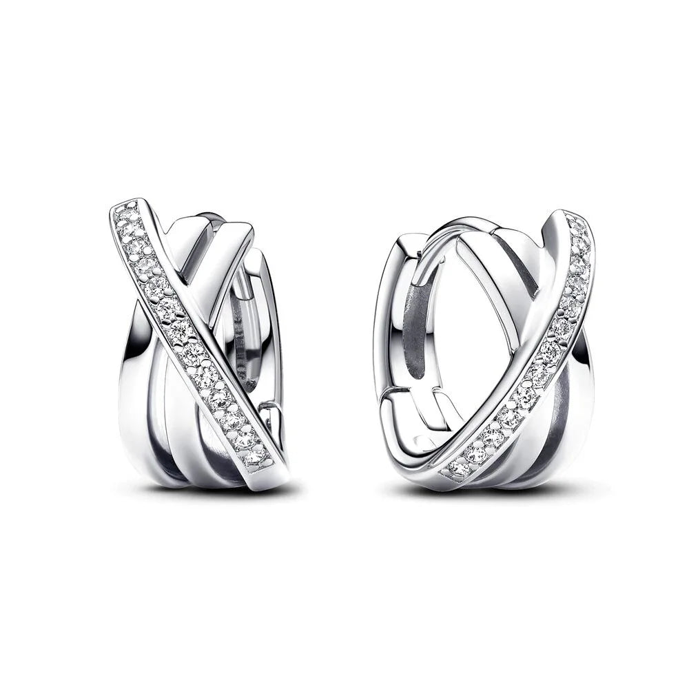 925 Silver Stud Earrings Hoop Earrings For Women Rose Flower Strawberry Butterfly Daisy Earrings Set Fashion Jewelry Gift