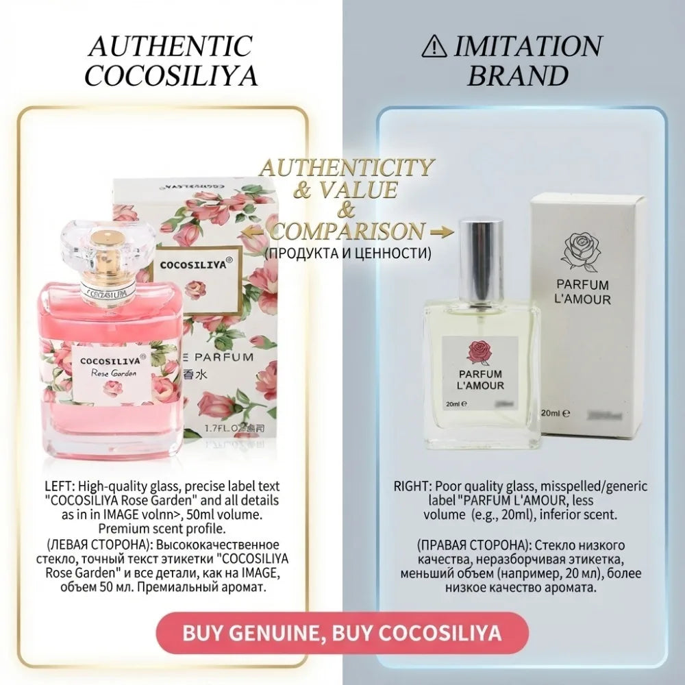 New 50ML Perfume Long-lasting floral fragrance Osmanthus Rose Lavender Gardenia Eau de Parfum For Unisex Original Perfume Brand