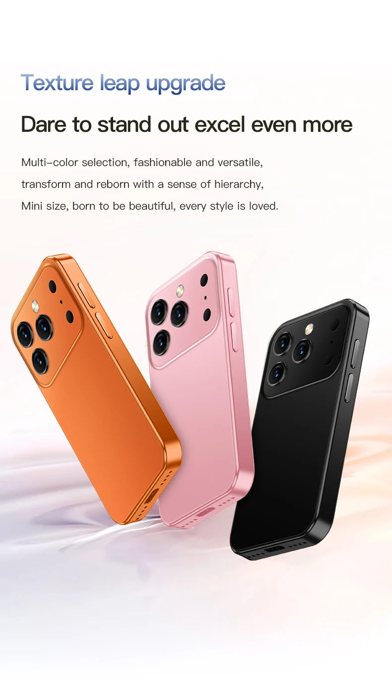 SOYES i17 Mini Smartphone 3.0" Screen 2GB RAM 16GB ROM Dual SIM Standby Dual Camera Android 9.0 Small Mobile Phone