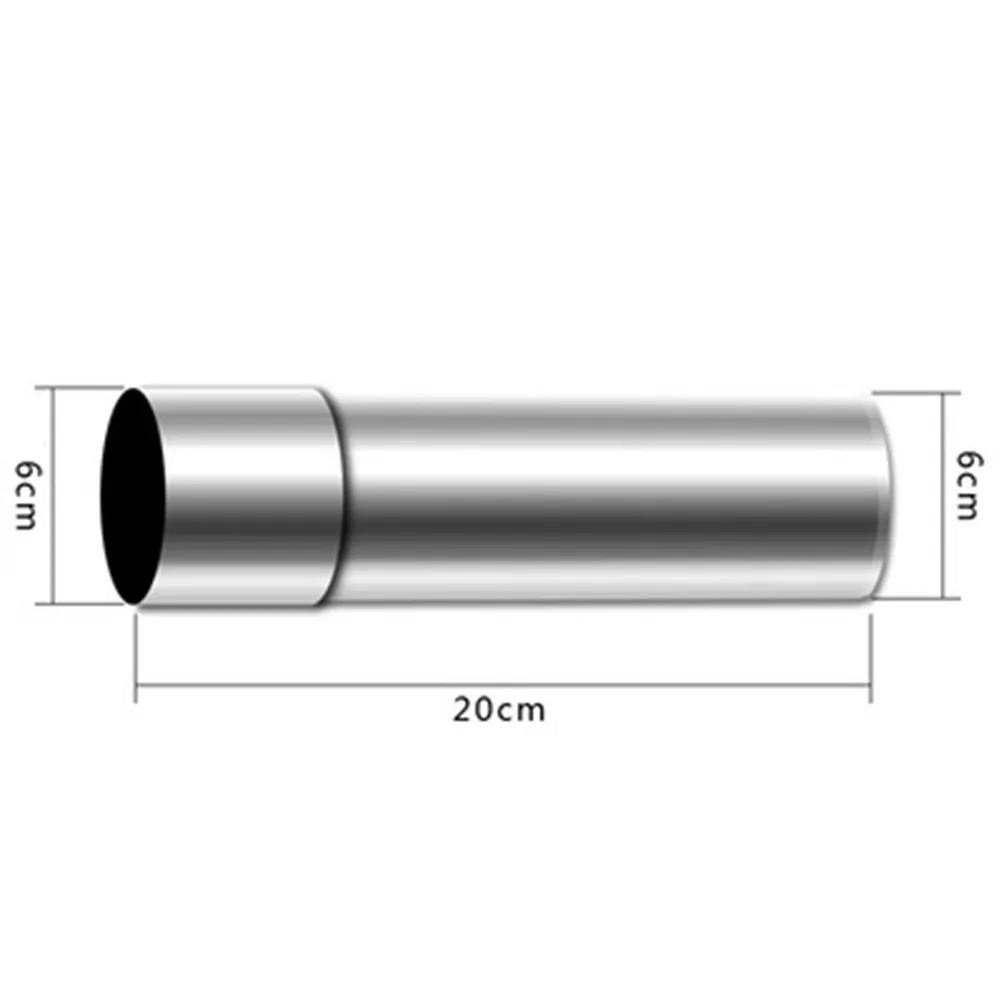 Stainless Steel Chimney Straight Exhaust Pipe Portable Chimney Pipe Hot Tent Stove Outdoor Woodstove Accessories Winter Heater