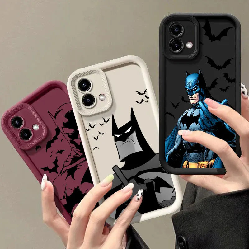 B-Bats-Mans Marvel Phone Case for Motorola Moto Edge 70 60 Fusion 50 Pro 40 Neo G06 G56 G86 G85 G84 G75 G56 G53 G52 30 G14 Cover