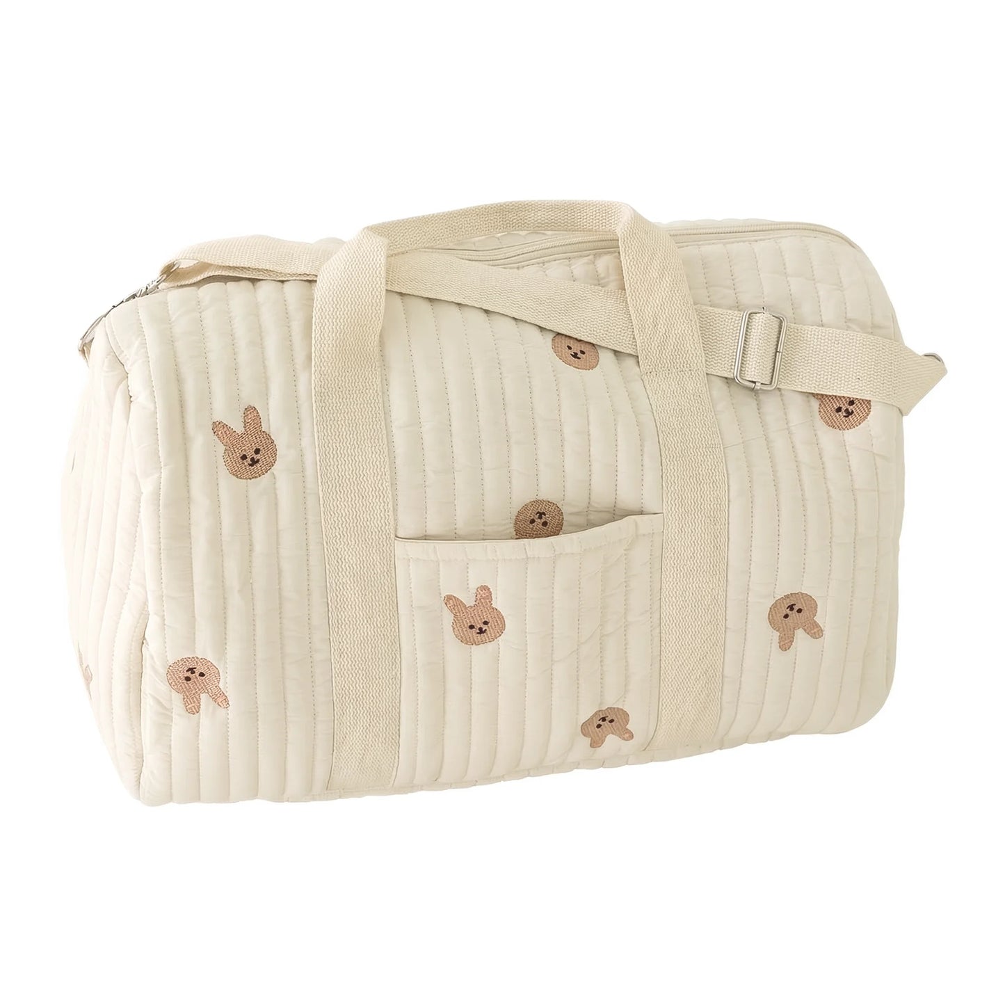 Personalized Small Bear & Bunny Diaper Bag Custom Embroidered Name Large Capacity Travel Mommy Bag Hospital Bag Baby Shower Gift
