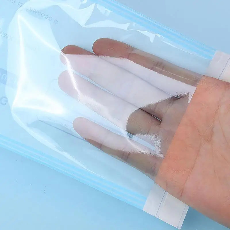 200PCS Self-Sealing Sterilizer Pouches Bags 4 Size Disposable Nail Art Disinfection Bag Tattoo Nail Dental Tool Storage Bag