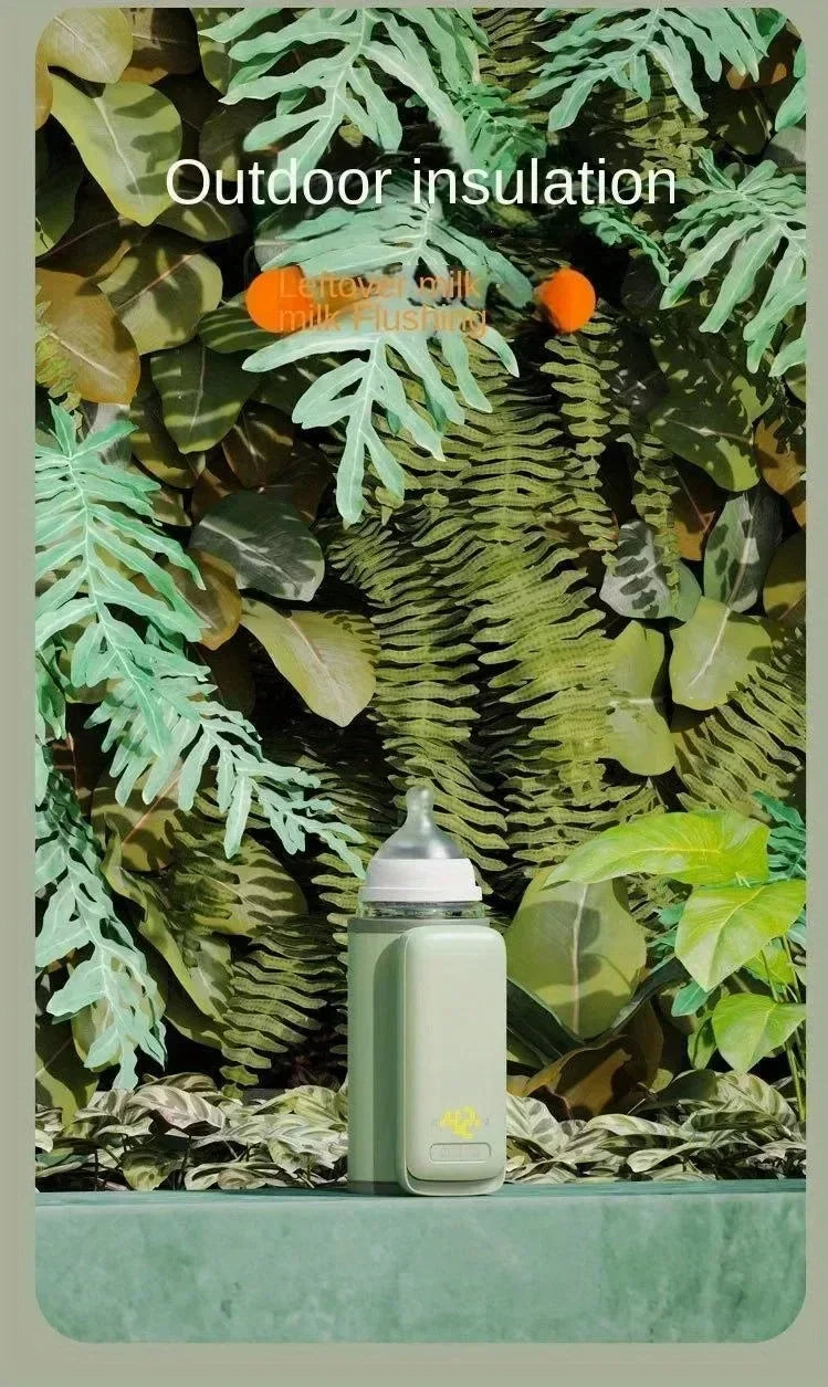 Rechargeable Baby Bottle Warmer 6Heat Level Multifunction Breast Milk Warmer Accurate Temperature Control Baby Bottle Heat
