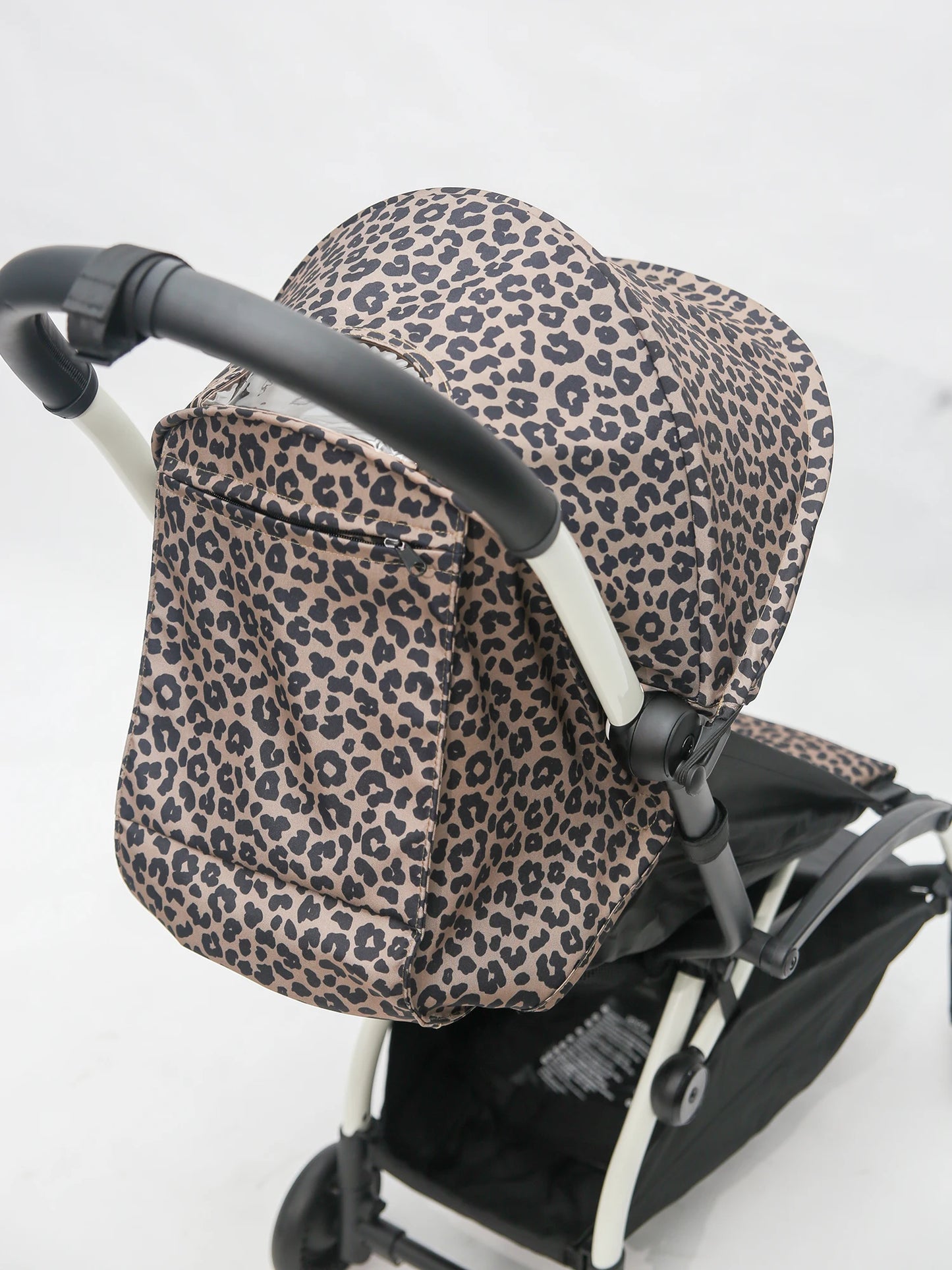 6+ Canopy&Mattress Fit for YOYO3 YOYO2 YOYA Waterproof Thicken Fabric Leopard Print Sunshade Cushion Baby Stroller Accessories