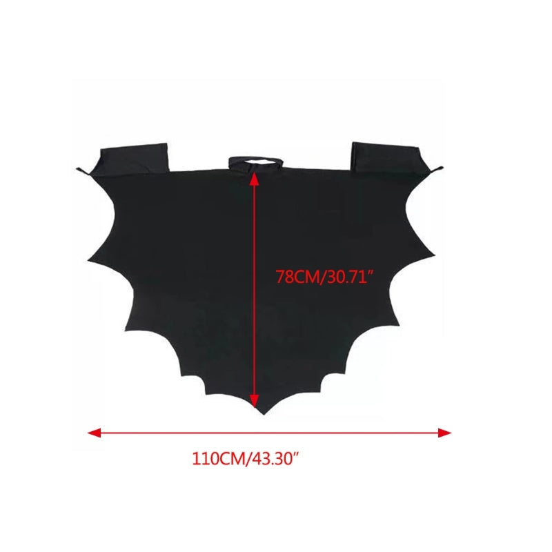 Halloween Bat Costume Bat Wing Cape Halloween Cosplay Costume for Kids