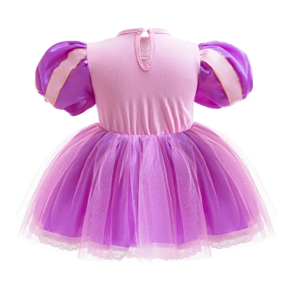 Baby Girls Princess Sofia Outfit Anna Elza Infant Baby Tutu Dress Kids Girls Costume Romper Aurora Belle Clothes Costumes Dress
