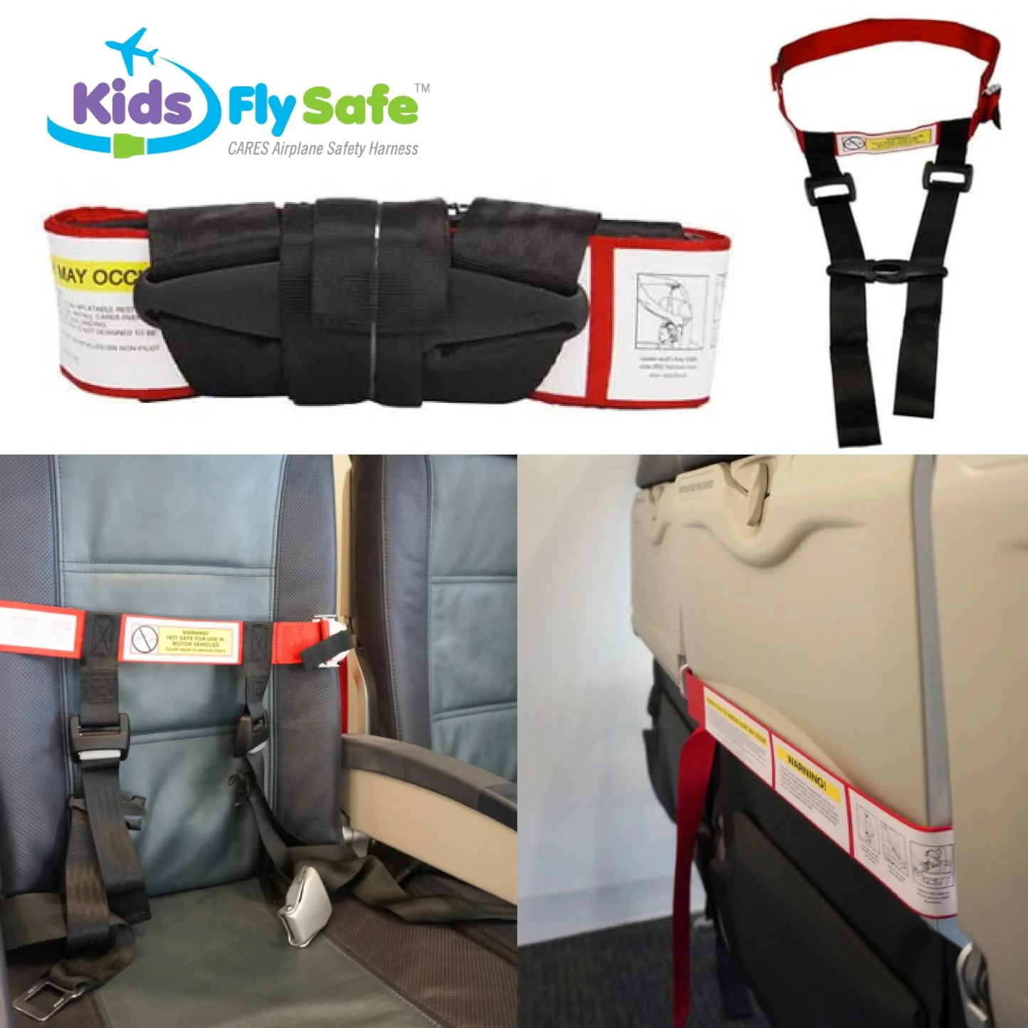 Child Airplane Travel Harness - Cares Safety Restraint System - The Only FAA Approved Child Flying Safety Device