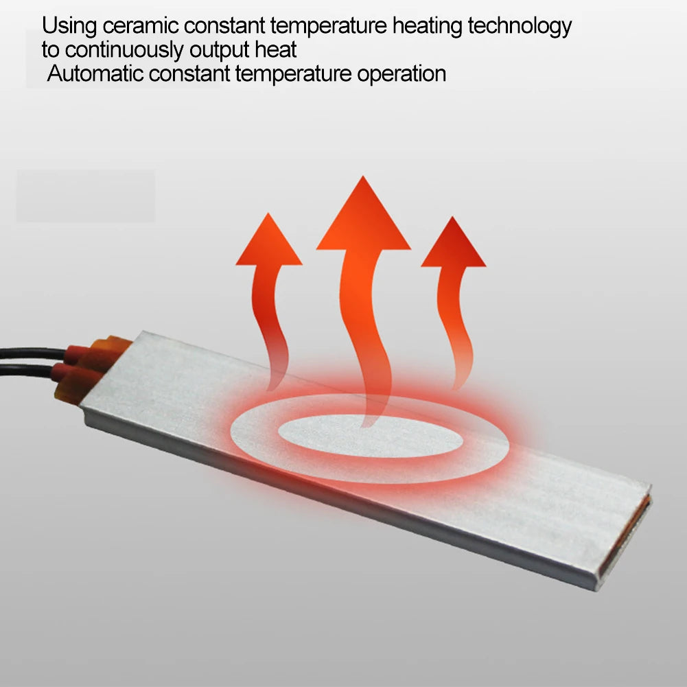 220V 100x21x5mm PTC Heating Plate PTC Heating Sheet Element Temperature 60-270℃ Temperature Heating Plate Electric Heater Access