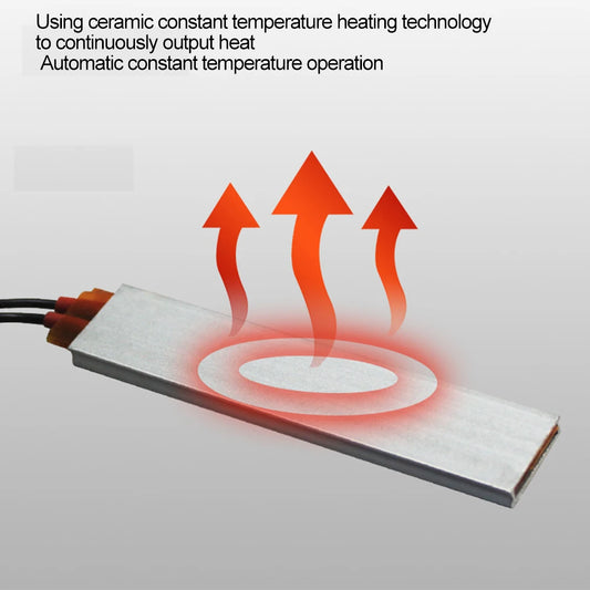 220V 100x21x5mm PTC Heating Plate PTC Heating Sheet Element Temperature 60-270℃ Temperature Heating Plate Electric Heater Access