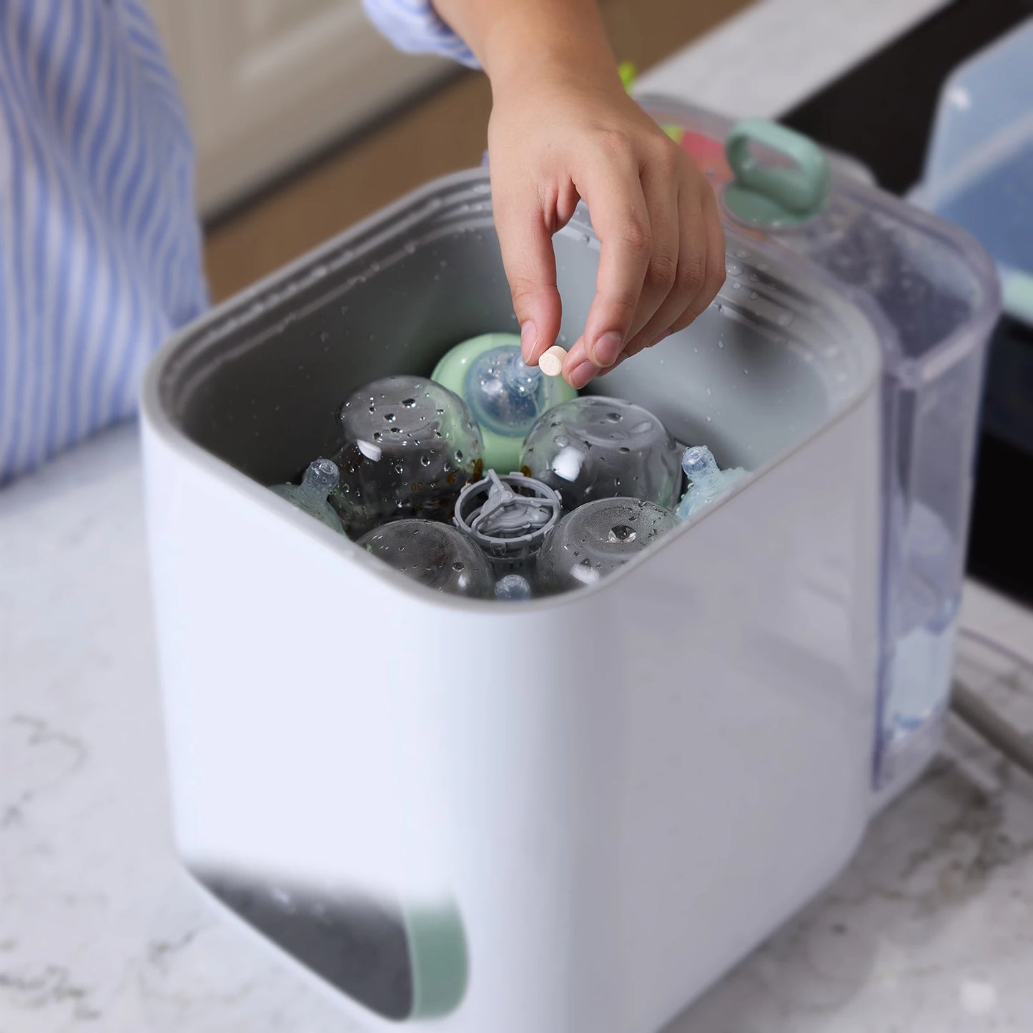 Momcozy Official Washing Block for Momcozy Baby Bottle Washer, 120 Detergent Tablets
