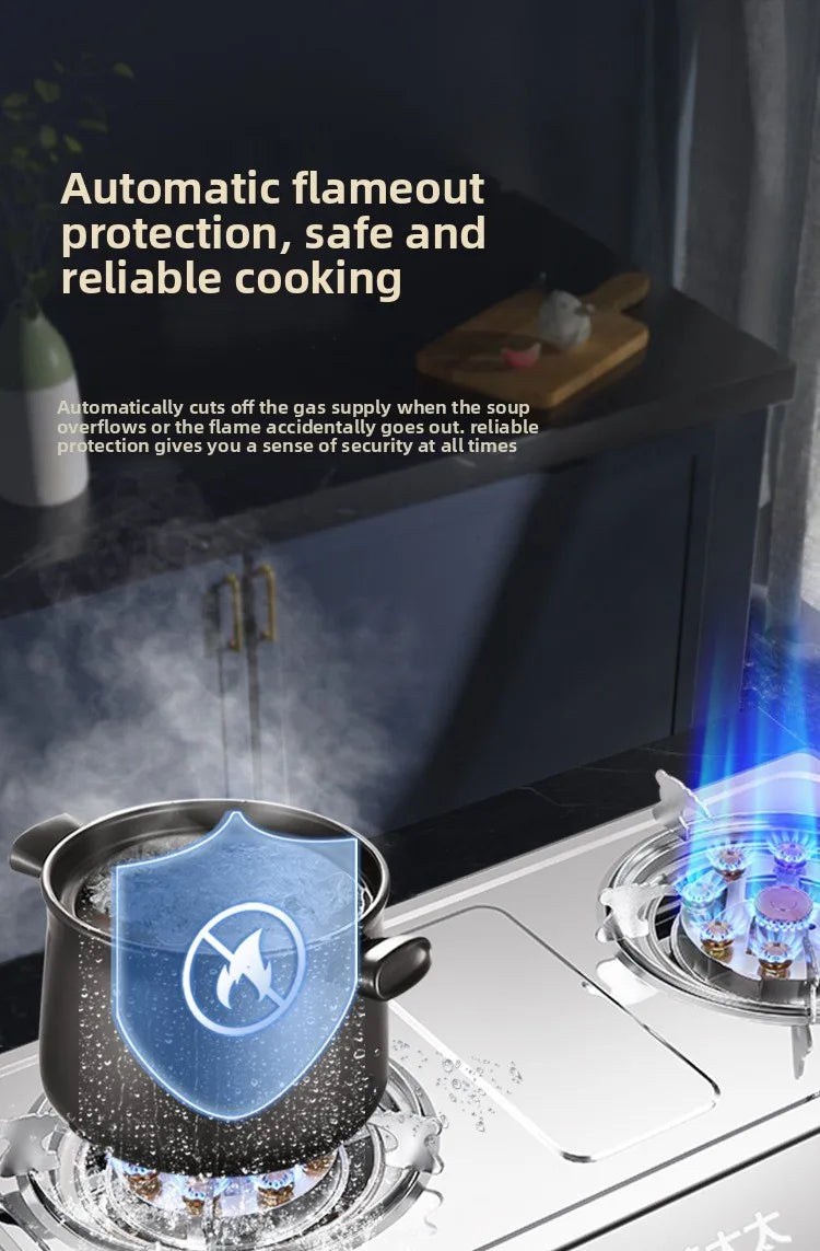 High Pressure Gas Stove for Home Use LPG Natural Gas Stove Commercial Strong Flame Cooker