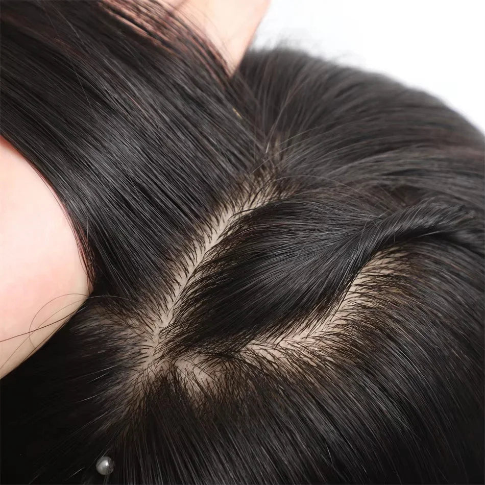 Luxury Kosher Sheitel 100% European Virgin Hair Silk Base Wig Short Bob Human Hair Jewish Wig Soft & Natural
