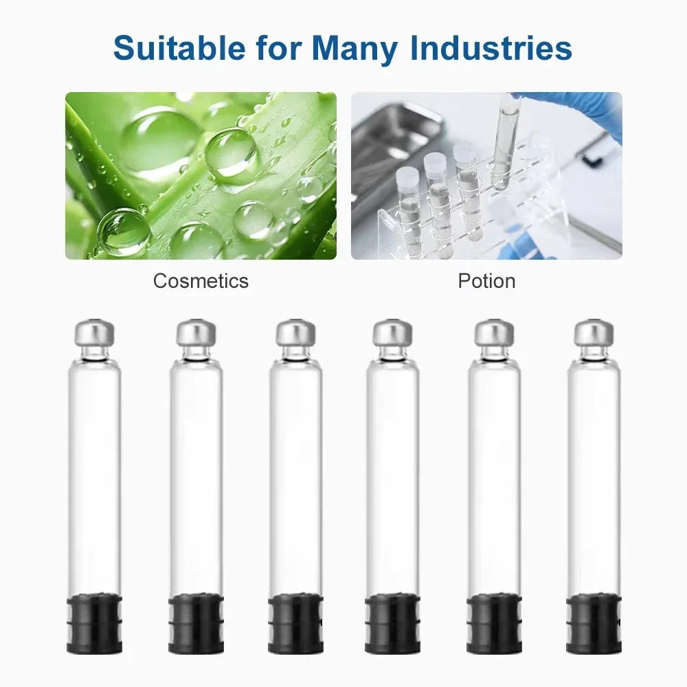 3ml Peptide Insulin Pen Cartridge, 3cc Cartridges Compatible with Reusable Injection V1 & V2 Pens, Individually Pack