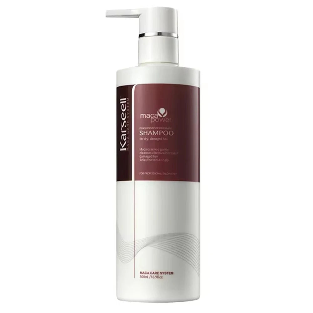 Original Karseell Volume Shampoo and Conditioner Argan Oil Moisturizing Smooth Leave in Cream Curl Defining Cream Hair Care Set