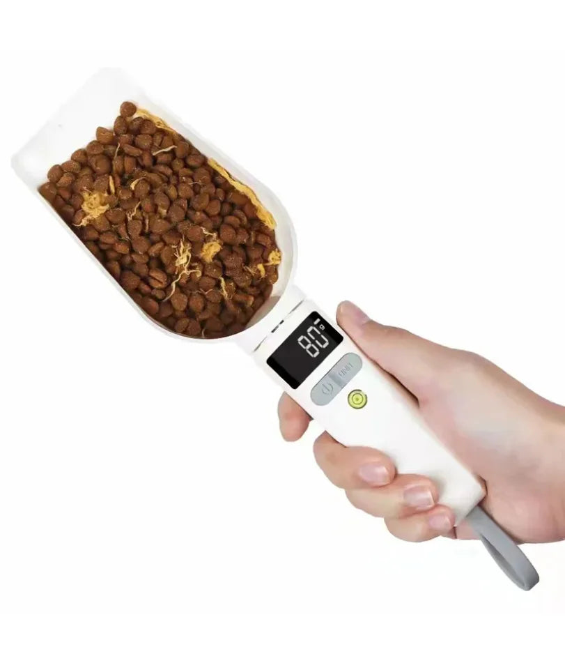 800g/1g Portable LCD Digital Kitchen Scale Home Electronic Measuring Tool  Pet Dog and Cat Digital Feeding Bowl Weighing Spoon
