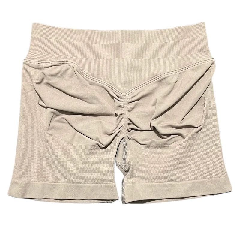HISTELLO Sports Shorts 4.5‘’ High Waist Women Yoga Workout Shorts Seamless Leggings Stretch Fitness Sweatpants Gym Short