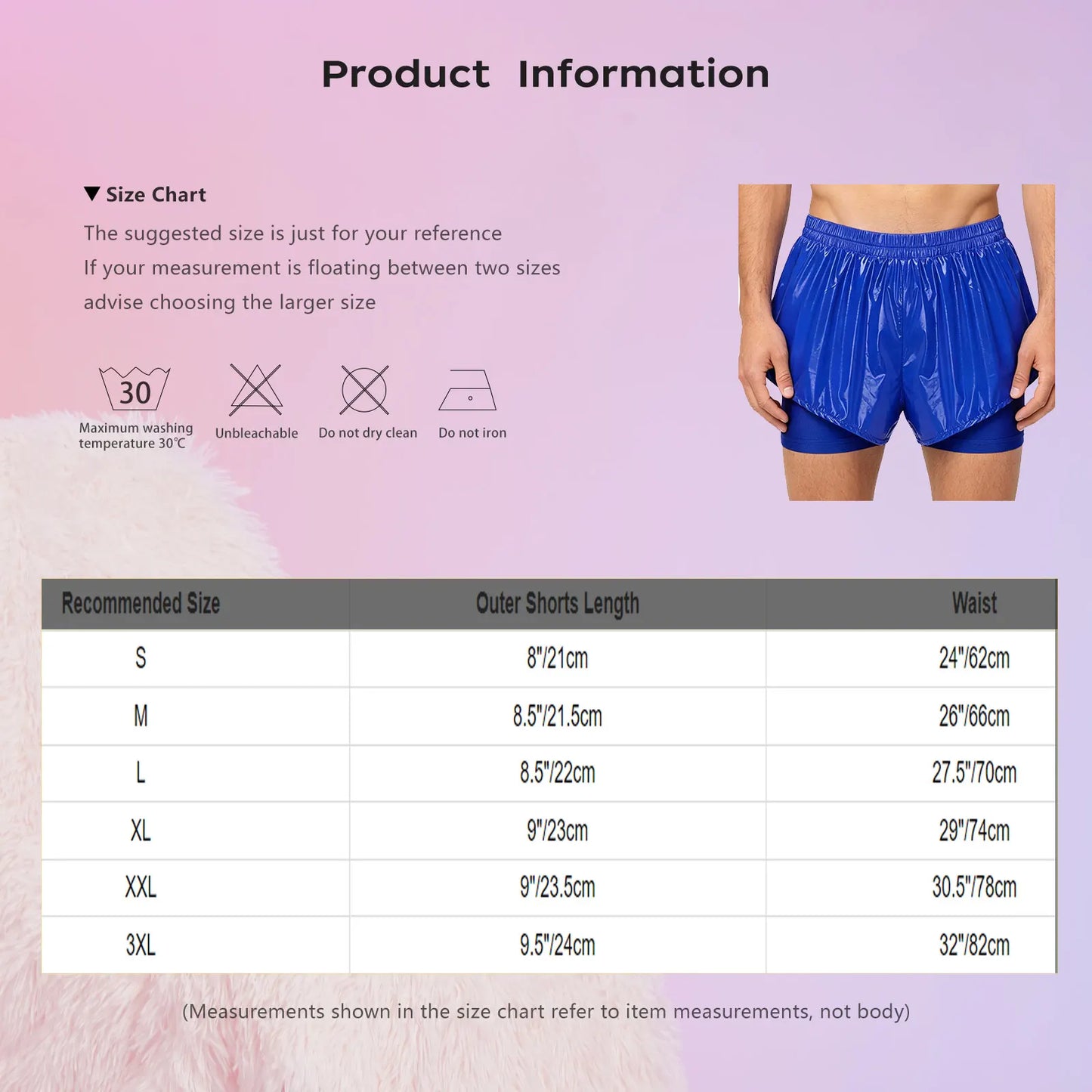 Men Leak-proof Diaper Cover Shorts Mesh Liner Waterproof Double Layer Shorts Swimming Suit Nursing Special Needs Reusable Briefs