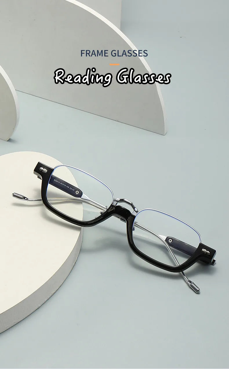 2023 New High Quality Luxury Anti Blue Light Reading Glasses for Men and Women's Photochromic Eyeglasses With Diopter 0 to +600